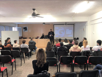 Conference at the Institut Provençana in Hospitalet de Llobregat